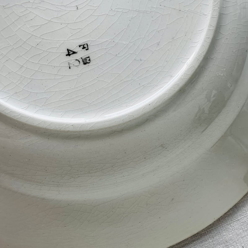 バスク柄スーププレート 深皿 388 バドンヴィレー フランス