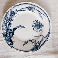 GIEN ジアン CACTUSサボテン スーププレート ブルー アンティーク食器 GIEN ジアン CACTUSサボテン スーププレート ブルー