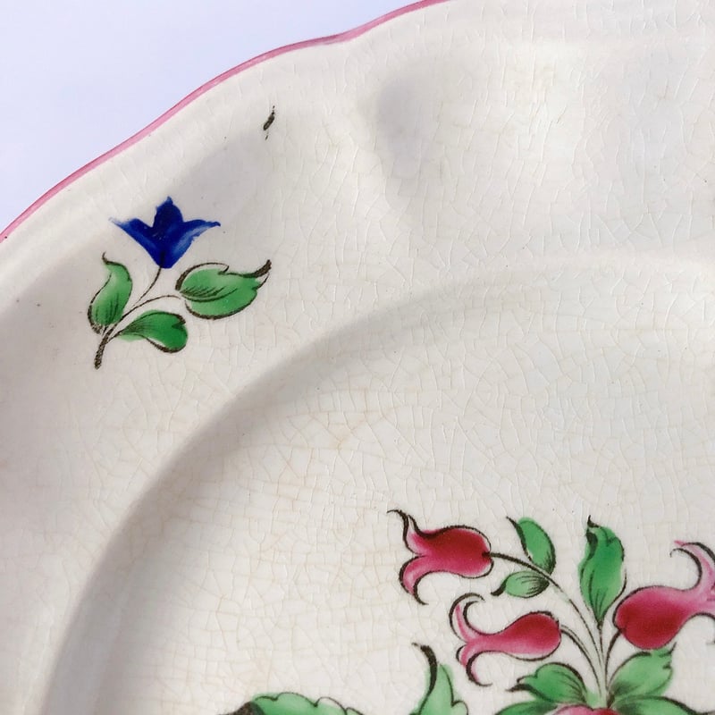 リュネヴィル Réverbère ディナープレート B フランスアンティーク食器