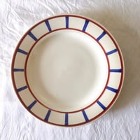 ディゴワンサルグミンヌ バスク柄デイナープレート E フランス