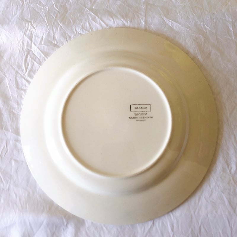 ディゴワンサルグミンヌ バスク柄デイナープレート A フランス