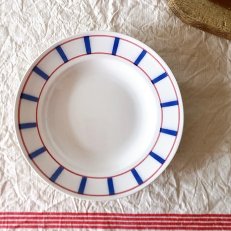 ムーランデルー　フランス　アンティーク　皿　ブロカント　チェック　プレート ムーランデルー | STORES