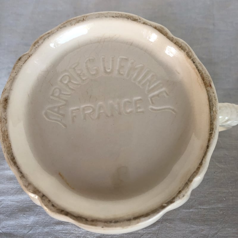 フランス サルグミンヌ 花リムコーヒーポット フランス フランス サルグミンヌ 花リムコーヒーポット フランス