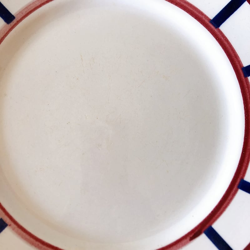 フランスアンティーク HBCM Béarn クレイユモントロー バスク柄