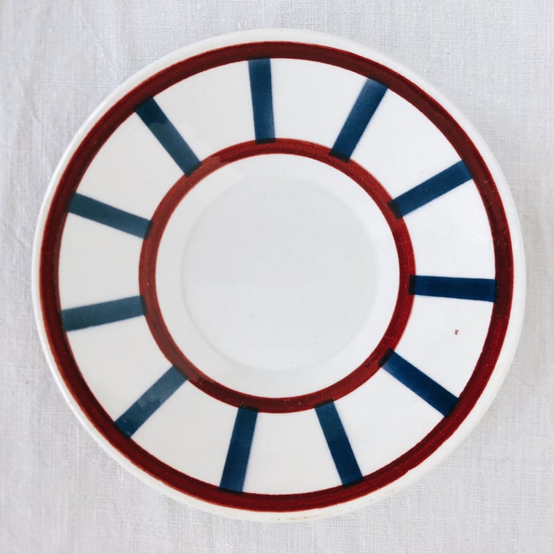 クレイユモントロー HBCM べアン バスク柄 カップ＆ソーサーD