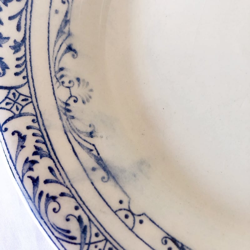 フランスアンティーク　クレイユモントロー　colbert  ケーキスタンド 希少 クレイユモントロー コルベール ケーキスタンド フランス