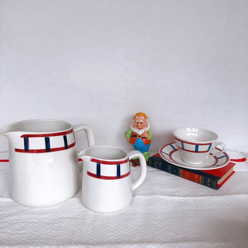 美品 バドンヴィレー バスク柄ピシェ ピッチャー フランス 美品 バドンヴィレー バスク柄ピシェ ピッチャー フランス