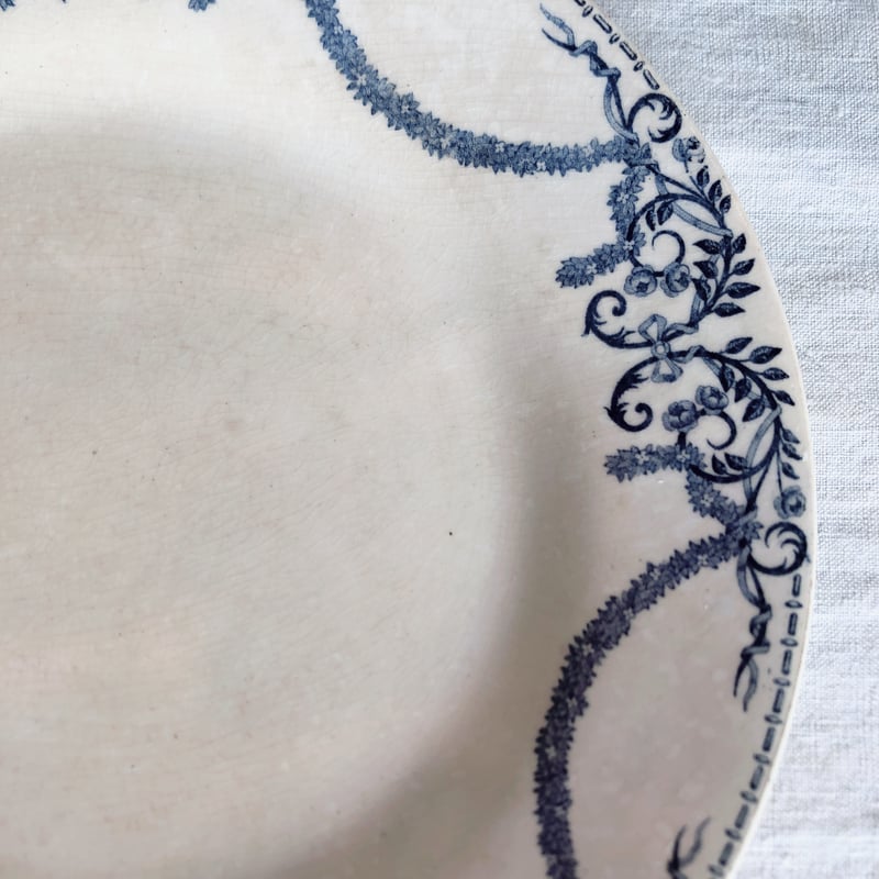 クレイユモントロー 『ナポレオン』デザートプレート 平皿 F フランス