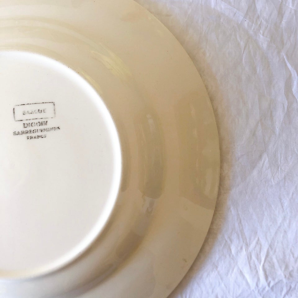 ディゴワンサルグミンヌ バスク柄デイナープレート D フランス