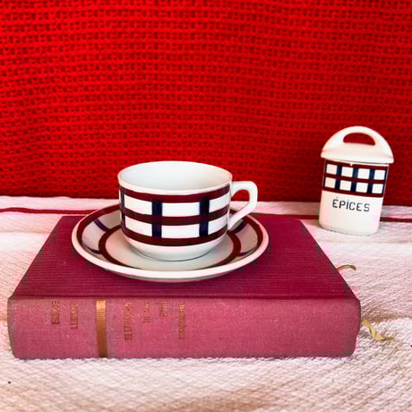 フランスアンティーク バドンヴィレ ペア カップアンドソーサー フランスアンティーク バドンヴィレ ペア カップアンドソーサー