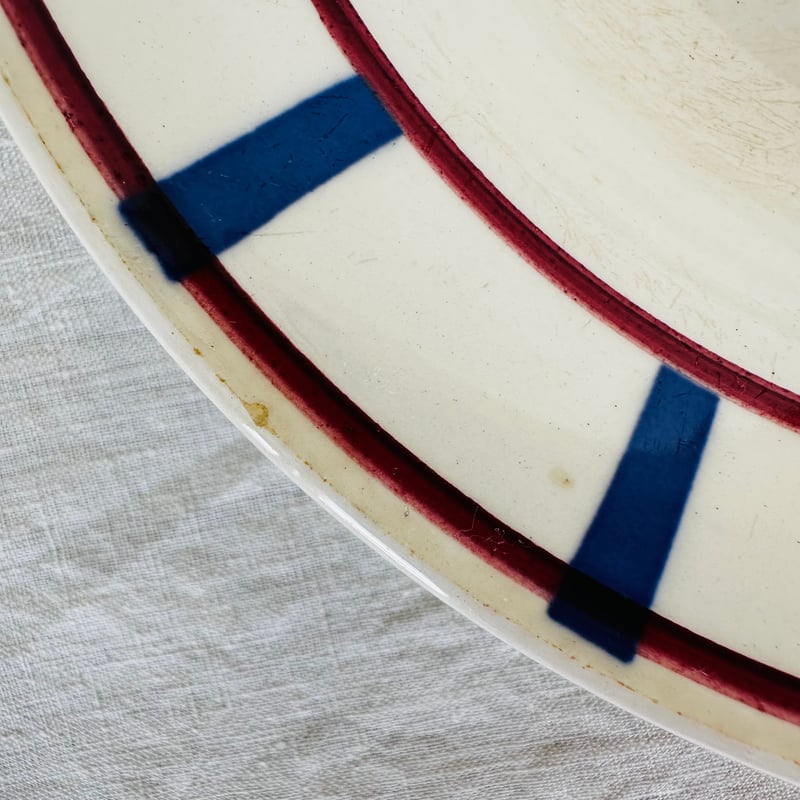 バスク柄スーププレート 深皿 394 ディゴワンサルグミンヌ フランス