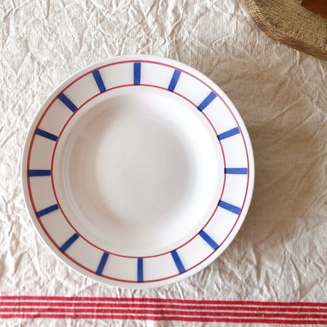 フランス Moulin des Loups&Hamage ムーラン・デ・ルー＆アマージュ アンティーク プレート ヴィンテージ 食器 クラシック 皿 仏 98502 フランスの古いケーキ皿 Moulin Des Loups & Hamage Plate / ムーラン