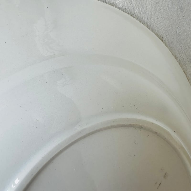 バスク柄スーププレート 深皿 390 バドンヴィレー フランス