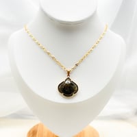モロッカンラブラドライトのネックレス(虹)