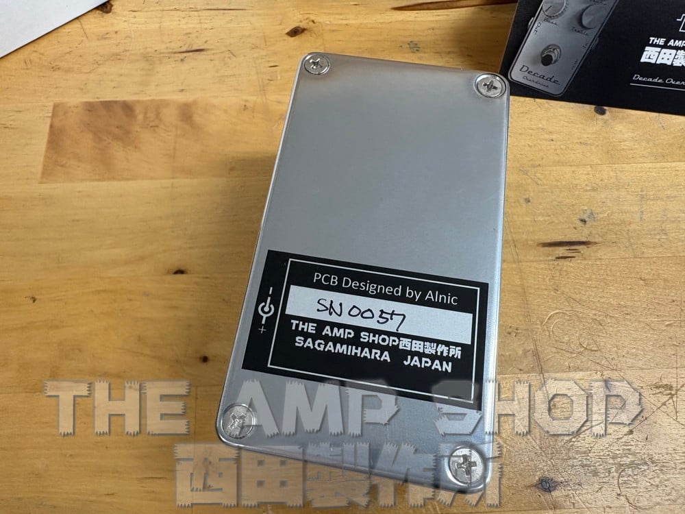 （ほぼ未使用品）Decade Overdrive ギターエフェクター THE AMP SHOP 西田製作所 オーバードライブ 新品未使用 Decade