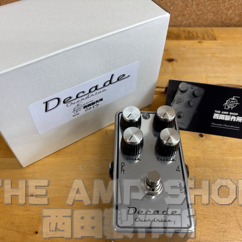 （ほぼ未使用品）Decade Overdrive ギターエフェクター THE AMP SHOP西田製作所 Decade Overdrive【NEW】アウトレット品