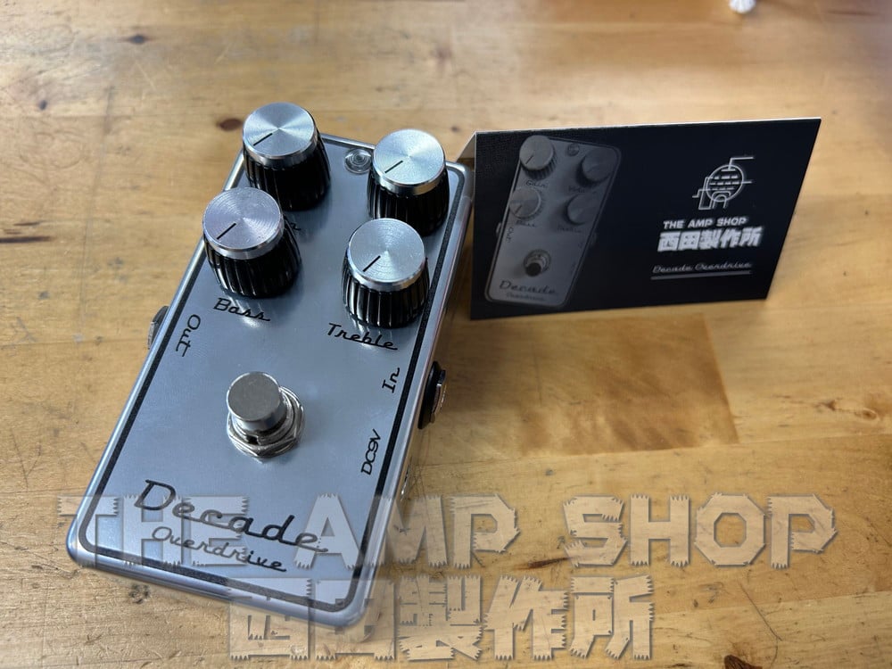 （ほぼ未使用品）Decade Overdrive ギターエフェクター THE AMP SHOP 西田製作所 オーバードライブ 新品未使用 Decade