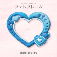 ハート フォトフレーム ♡ ハート型フレーム_ミックス】フォトフレーム | Oshitivity