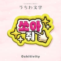 【バーンして_韓国語_ミックス】うちわ文字