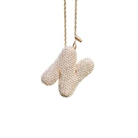【※Ask rate 】amulet　イニシャルネックレス　big 受注生産