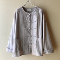 タイ チャイナボタンのシャツジャケット