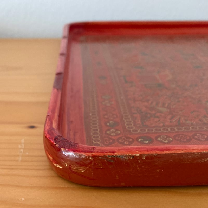 ミャンマー キンマ 漆のトレー | からす舎