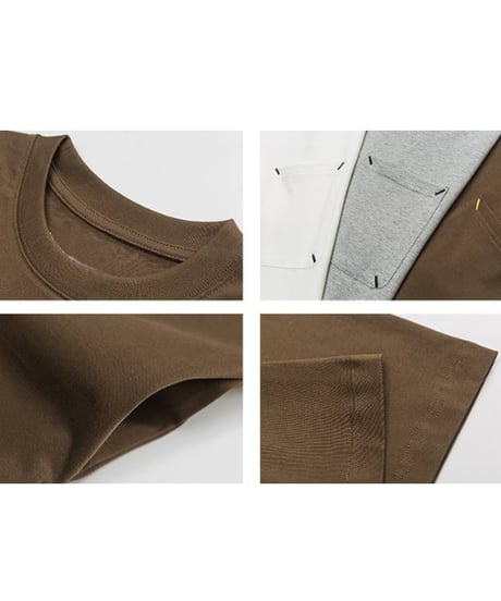 Utility Stitch Pocket Tee / 3colors