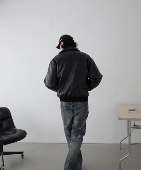 Leather Over Blouson