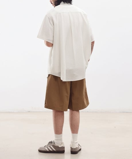 Casual Stripe Regular Collar Shirt / 2color