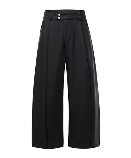 Waist Design Droop Loose Slacks Pants  / 2color
