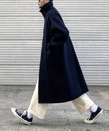 Double-Sided Tweed Trench Coat