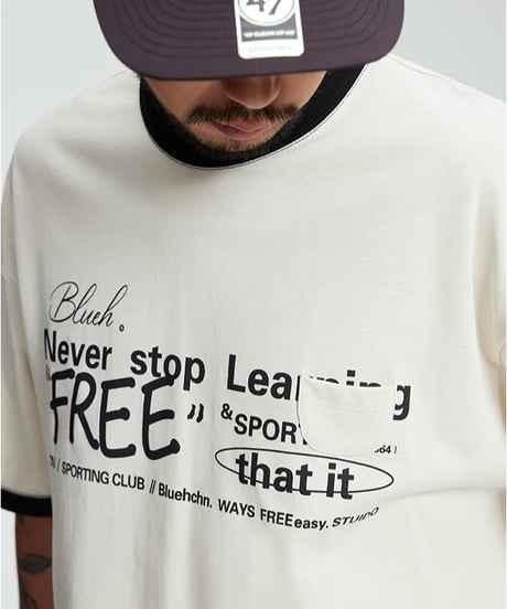 WIDE LOOSE FREE TEE / 2COLORS