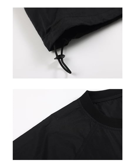 Wrinkle Raglan Wide Silhouette T-Shirt / 3color