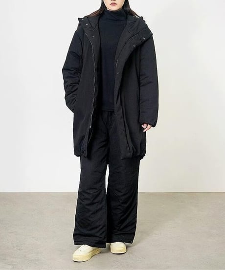 Thick Cotton Hooded Cort Jacket / 2color