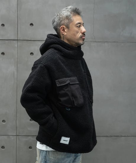 【Currahee×Keels】 Thick Multi-Pocket Hooded Jacket