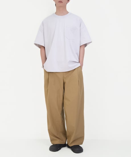 Oversized Minimal Pocket T-Shirt / 4color