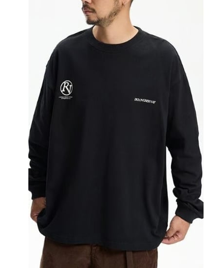 Logo Print L/S Tee / 2color