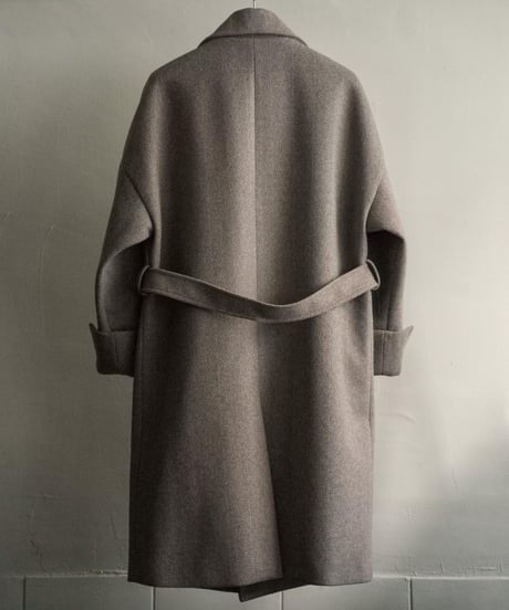 Herringbone Tweed Coat