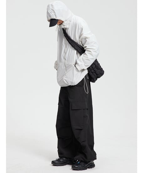 BAGGY LOOSE EASY CARGO PANTS / 2COLORS