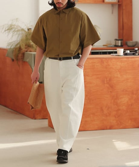 Center Stitch Loose Easy Denim Pants / 2colors