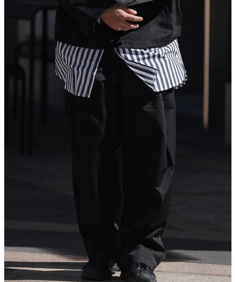 Wide Straight Tuck Easy Pants / 3color