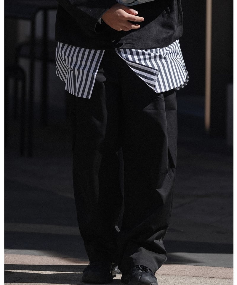 Wide Straight Tuck Easy Pants / 3color | keels