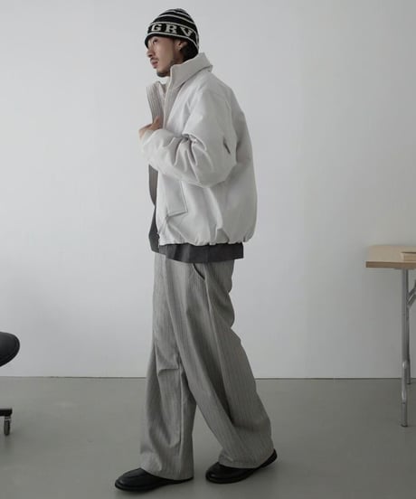 Retro Striped Wide-Leg Pants