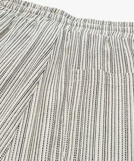 Retro Beige Striped Lounge Pants