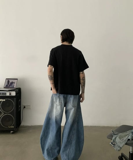 Deconstructed Retro Jeans