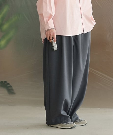 Drape Loose Easy Pants / 2color