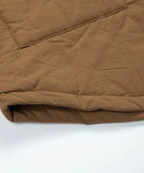 Nylon Quilted Lightweight Shirt Jacket / 4color