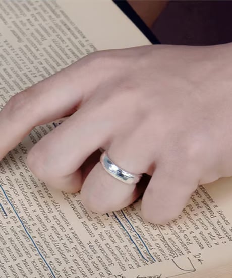 BASIC HAMMER PATTERN RING / 3TYPE