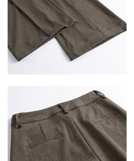 Waist Design Droop Loose Slacks Pants  / 2color