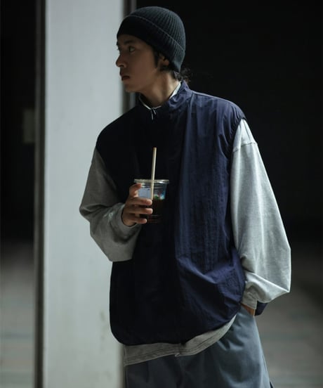 REVERSIBLE NYLON FISHING VEST / 2COLORS